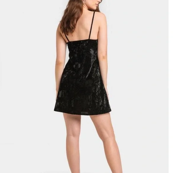 Velvet Mini Dress - Picture 2 of 8